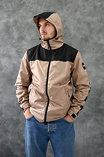 Autumn windbreaker jacket with hood and lining GARD 8011642 photo №1