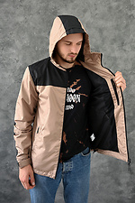 Autumn windbreaker jacket with hood and lining GARD 8011642 photo №2