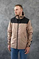 Autumn windbreaker jacket with hood and lining GARD 8011642 photo №3