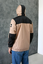 Autumn windbreaker jacket with hood and lining GARD 8011642 photo №5