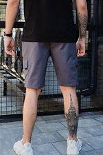 High rise cotton knee length shorts with side pocket Without 8048642 photo №6
