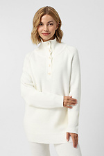 Weißer Strickanzug für Damen  4038644 Foto №2