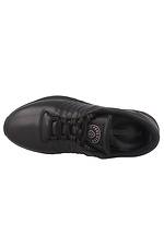 Черные кожаные кроссовки для города Forester 4101645 фото №5