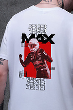 Men's Oversized Printed T-Shirt Max White Without 8049646 photo №2