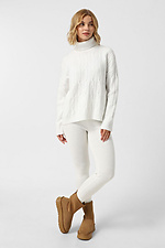 Weißer Damenpullover  4038648 Foto №2