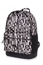 Plecak miejski z nadrukiem i zewnętrzną kieszenią na suwak GARD 8011648 zdjęcie №1