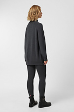 Women's knitted suit of dark gray color Sewel 4038649 photo №3