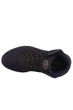 Синие мембранные кроссовки высокие на шнурках Forester 4101649 фото №5