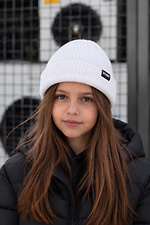 Дитяча Демісезонна Шапка Біні Для Дівчинки Without Leon21 White Without 8056649 фото №2