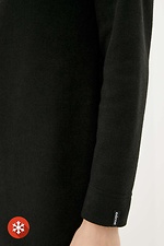 Black knitted golf dress ENDI with a high collar Garne 3037650 photo №4