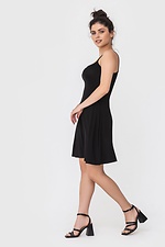 JINI short knitted dress with thin straps in linen style Garne 3040652 photo №4