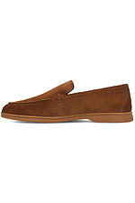 Summer brown loafers for men Forester 4101652 photo №3