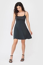 JINI kurzes Strickkleid mit dünnen Trägern im Leinenstil Garne 3040653 Foto №1
