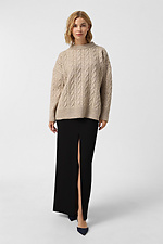 Women's beige jumper  4038654 photo №2