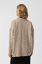 Women's beige jumper  4038654 photo №3