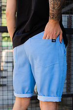 Летние джинсовые шорты оверсайз длиной до колена Without 8048654 фото №5