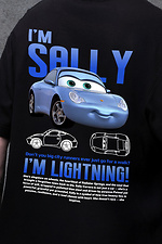 Oversize-T-Shirt für Herren mit Sally Black-Print Without 8049656 Foto №2