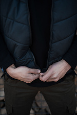 Двосторонній чоловічий жилет безрукавка з капюшоном Custom Wear 8025658 фото №6
