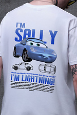 Men's Oversized T-Shirt With Sally White Print Without 8049658 photo №2
