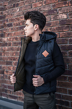 Двухсторонняя мужская жилетка безрукавка с капюшоном Custom Wear 8025659 фото №2