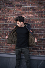 Двухсторонняя мужская жилетка безрукавка с капюшоном Custom Wear 8025659 фото №7