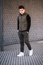 Двухсторонняя мужская жилетка безрукавка с капюшоном Custom Wear 8025659 фото №18