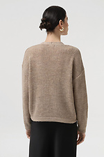 Beige Strickjacke für Damen  4038661 Foto №2