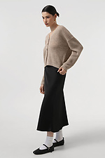 Beige Strickjacke für Damen  4038661 Foto №3
