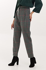 High waist checkered wool pants Garne 3039663 photo №3