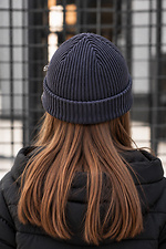 Дитяча Демісезонна Шапка Біні Для Дівчинки Without Destroyed Dark Gray Without 8056663 фото №3