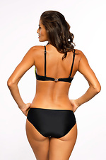 Light green one-piece swimsuit with push-up bra and low bottoms Marko 4024664 photo №3