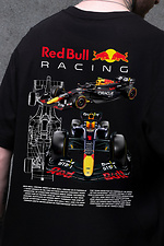 Men's Oversized T-Shirt With Redbull Black Print Without 8049664 photo №2