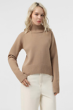 Damen-Strickpullover in hellbrauner Farbe Sewel 4038665 Foto №1