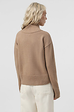 Damen-Strickpullover in hellbrauner Farbe Sewel 4038665 Foto №2