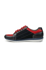Демисезонные мужские кроссовки с красными вставками  4205666 фото №2
