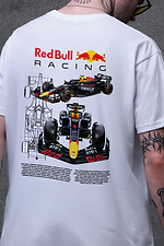 Men's Oversized T-Shirt With Redbull White Print Without 8049666 photo №2