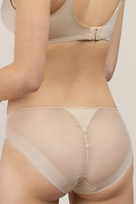 Classic nude panties with a low rise and wide sides Gisela 4028667 photo №2