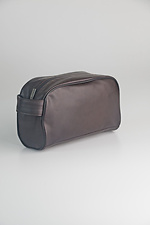 Brown cosmetic bag made of quality leatherette SGEMPIRE 8015667 photo №3
