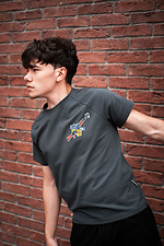 T-shirt gray Lendlis Custom Wear 8025669 photo №2