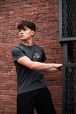 T-shirt gray Lendlis Custom Wear 8025669 photo №5