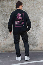 Isoliertes Fleece-Sweatshirt in Übergröße für Herren mit Verstappen-Aufdruck Schwarz Without 8055670 Foto №2