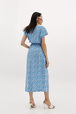 Long staple dress with belt and front slit Garne 3038672 photo №2