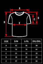 Men's Oversized T-Shirt With Track Print Black Without 8049672 photo №5