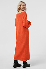 Women's orange knitted dress  4038674 photo №2