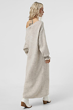 Beigefarbenes Strickkleid für Damen  4038675 Foto №2