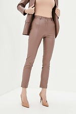 Business trouser suit deuce made of high-quality eco-leather Garne 3033677 photo №6