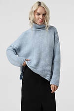 Blauer Strickpullover für Damen Sewel 4038677 Foto №1