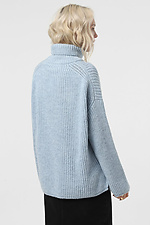 Blauer Strickpullover für Damen Sewel 4038677 Foto №2