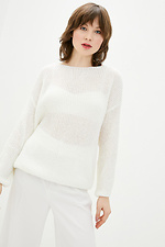 Loose Knitted Jumper Souffle  4036678 photo №1