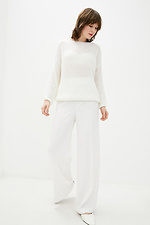 Loose Knitted Jumper Souffle  4036678 photo №2